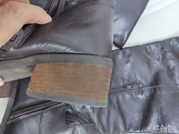 Сапоги 39 кожа