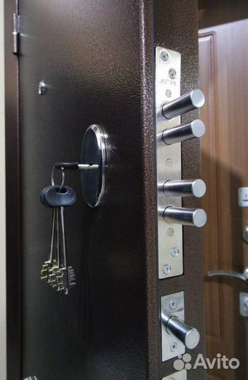 Входная дверь Гарда S1 зеркало (антик медь)