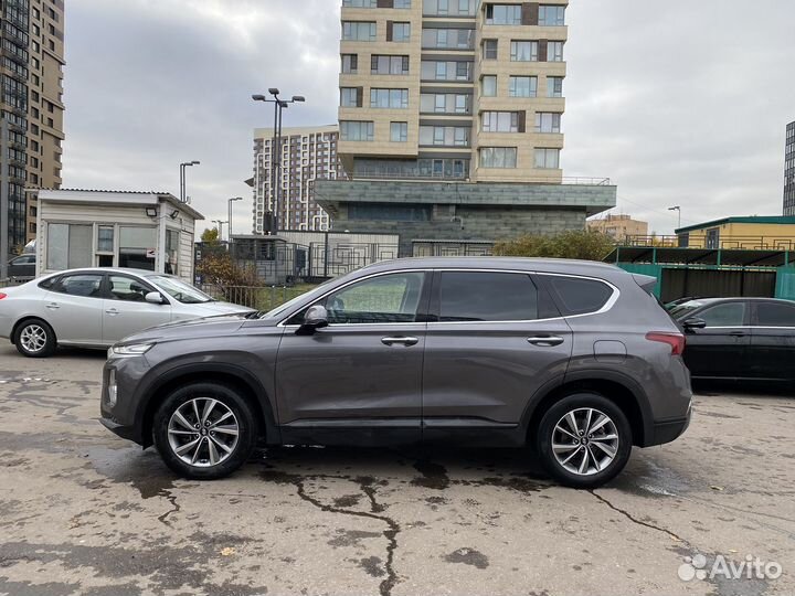 Hyundai Santa Fe 2.0 AT, 2018, 180 000 км
