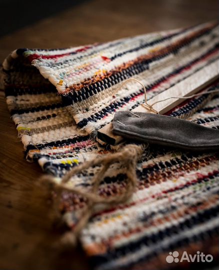 Плоский тканый ковер разных цветов, 60x90 см Икеа