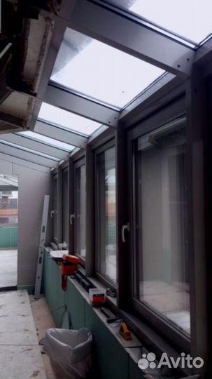 Остекление пластиком веранды террасы