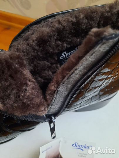 Полусапоги женские зимние ботинки новые