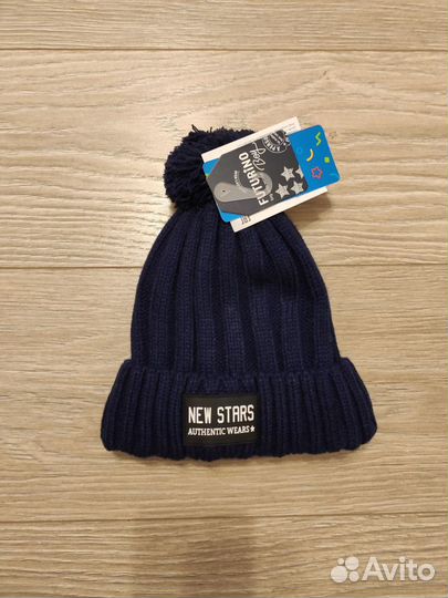 Шапка для мальчика новая 50-52