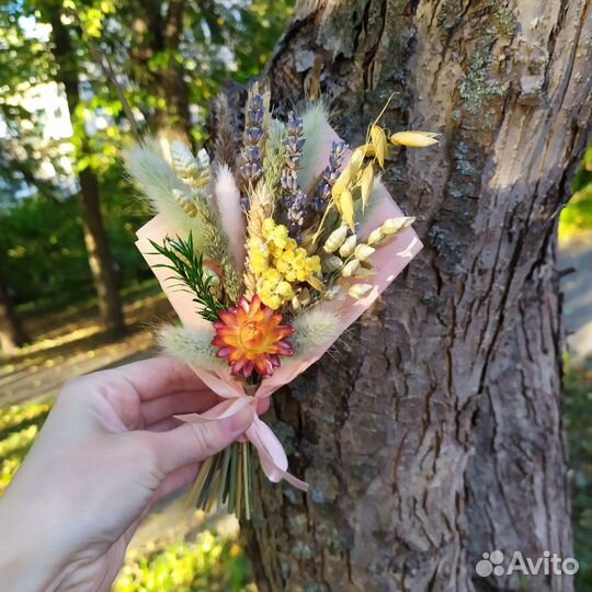 Букетик из сухоцветов