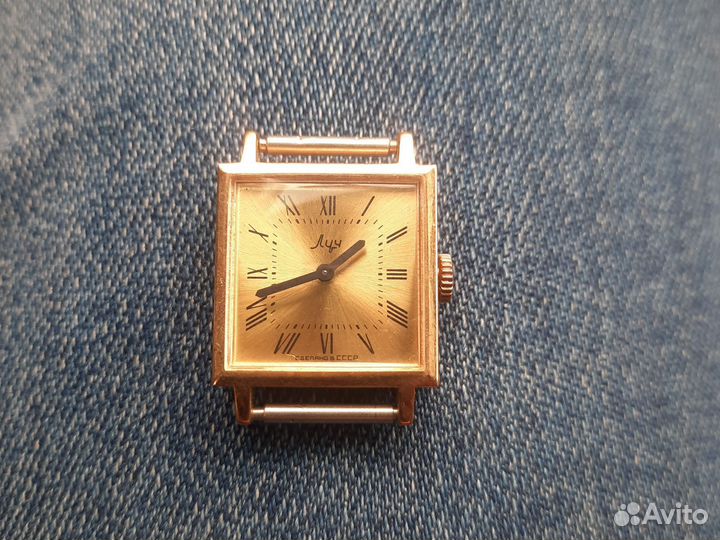 Часы луч позолоченные СССР