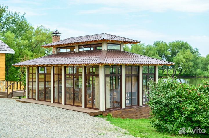 Остекление холодное для террас, веранд, беседок