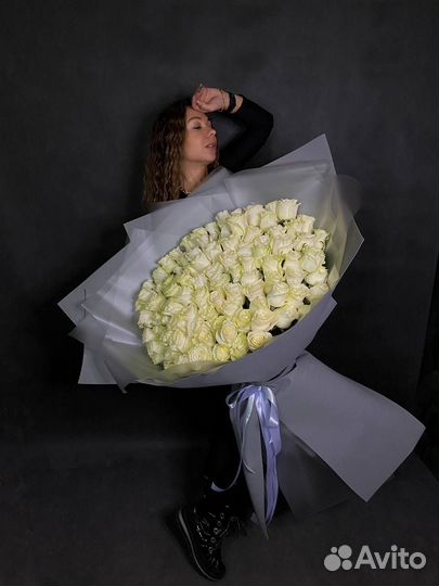 Букет- гигант из роз