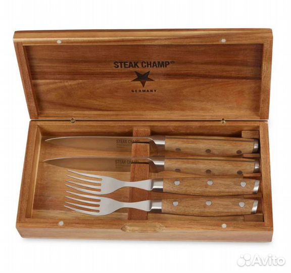 Приборы для стейка Steak Shamp