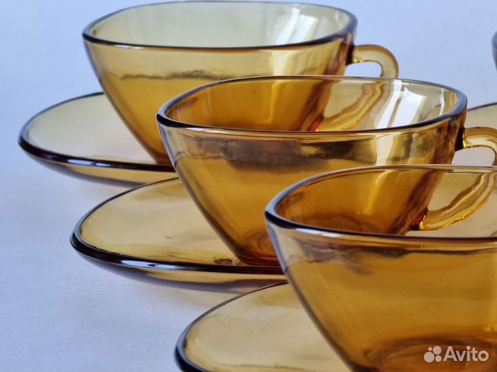 Винтажная посуда vereco 6 персон