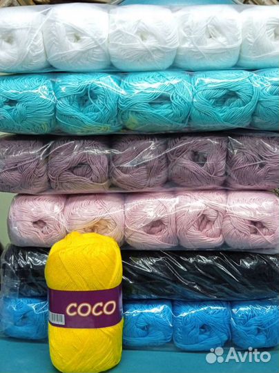 Пряжа для вязания хлопок