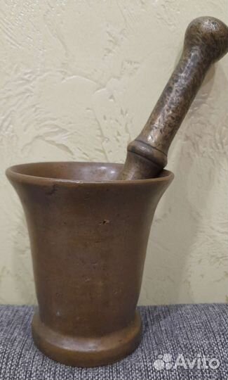 Ступка с пестиком латунь