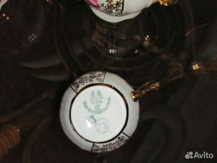 Сервиз кофейный. Великолепный фарфор. Чехия