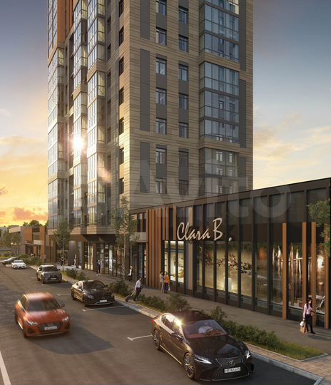 3-к. квартира, 87,1 м², 2/24 эт.