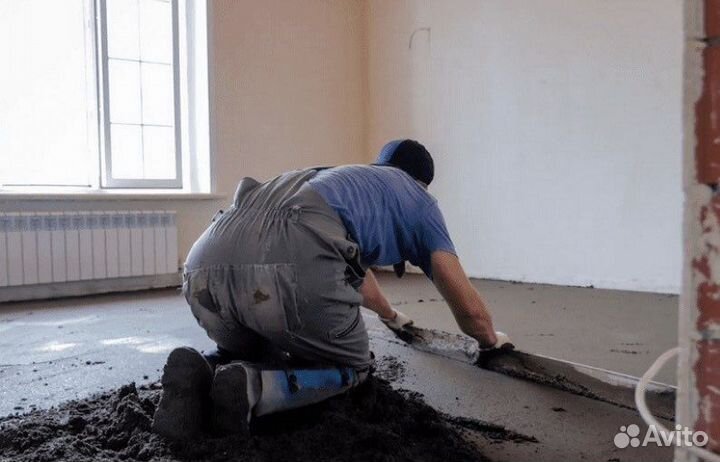 Полусухая стяжка пола