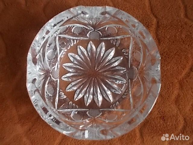 Пепельница хрусталь Чехия/Югославия СССР Винтаж