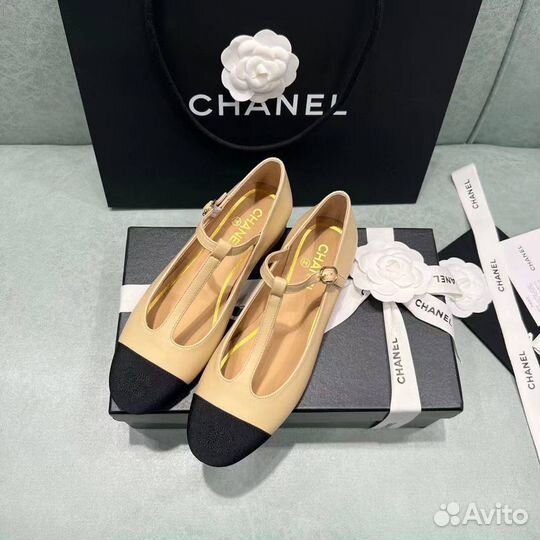 Балетки chanel 40 mary janes