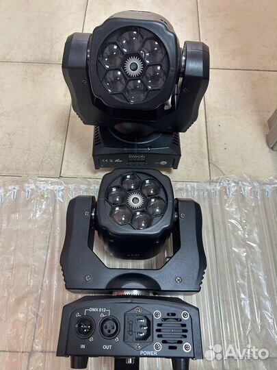 LED spot (Bee LED) 6x15w (green laser)