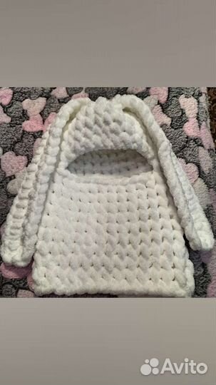 Балаклава вязаная с ушками