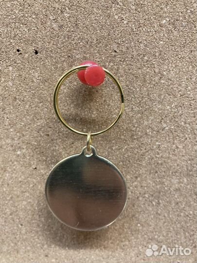 Заготовка из латуни для кулона. Гравировка