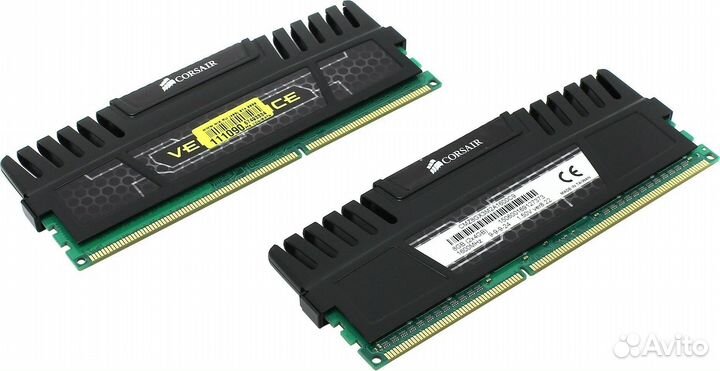 8Гб DDR3 1600Mhz Corsair Vengeance (2 x 4gb )