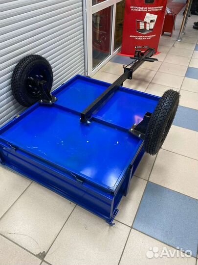 Телега к мотоблоку 2-местная 500кг forza тпм 2-221