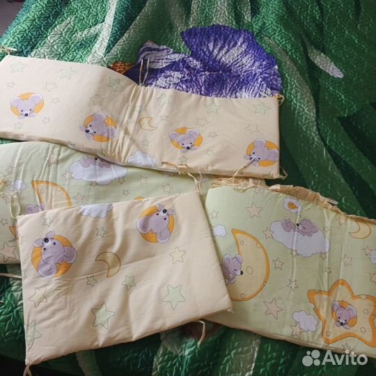 Бортики в детскую кроватку