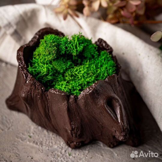 Декоративные горшочки заготовка из гипса