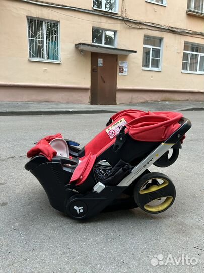 Автолюлька на колесах для новорожденного