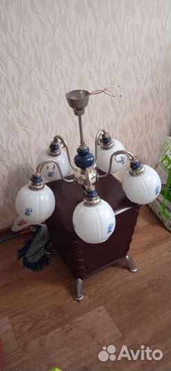 Люстра потолочная бу