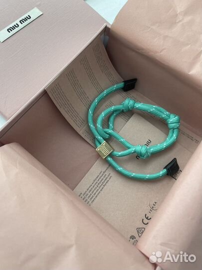 Браслет miu miu 2024