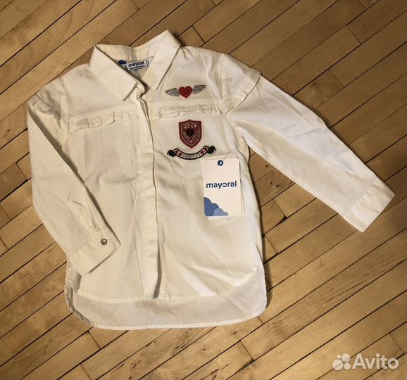 Рубашка для девочки Mayoral