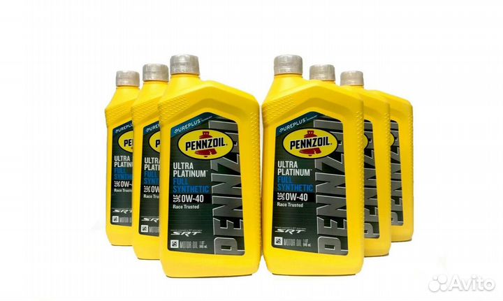 Масло Pennzoil Ultra Platinum SRT 0W-40