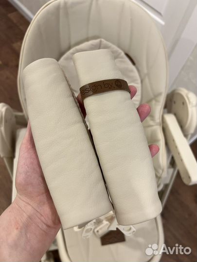 Стул для кормления Happy baby berny lux, бежевый