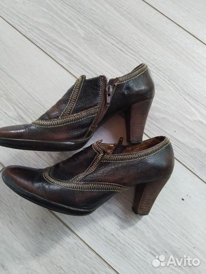 Ботильоны натуральная кожа
