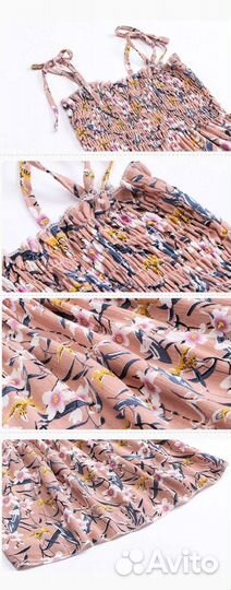 Платье летнее для девочки сарафан хлопок 2-3-4года