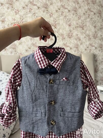 Костюм тройка на мальчика 92 размер