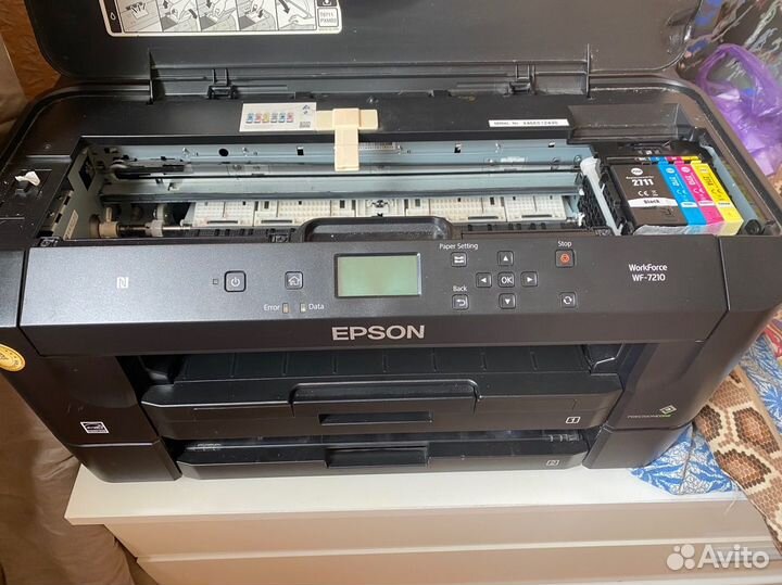 Принтер Epson WF 7210+ печатающая головка