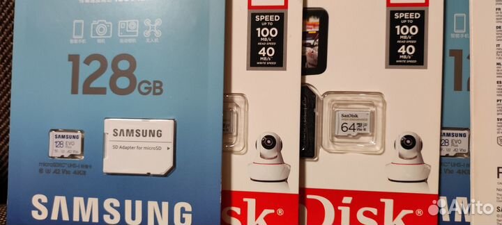 Micro SD samsung EVO Plus 64 / 128 / 512 gb U3