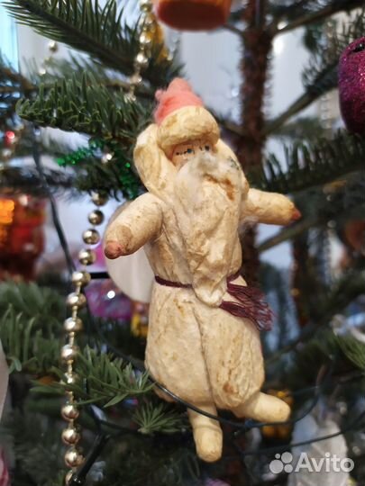 Ватные довоенные ёлочные игрушки 30-40гг