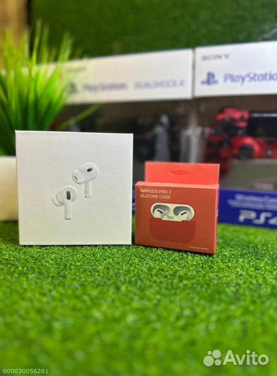 Airpods Pro 2 Gen. с чехлом и гарантией на 1 год