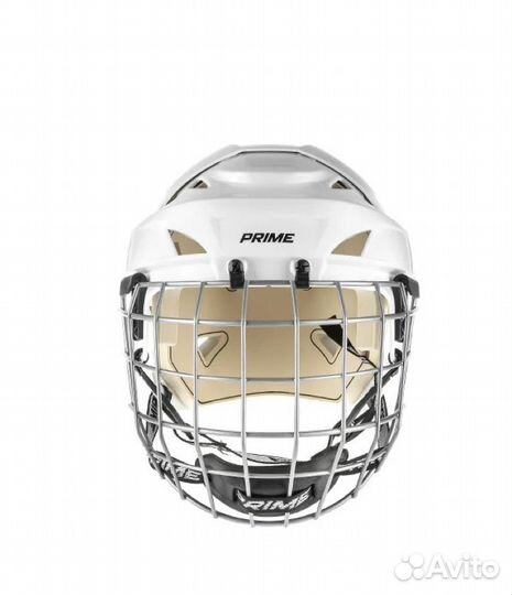 Шлем хоккейный +маска prime Flash 2.0 p.L (белый)