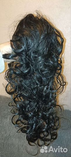 Хвост шиньон на крабе