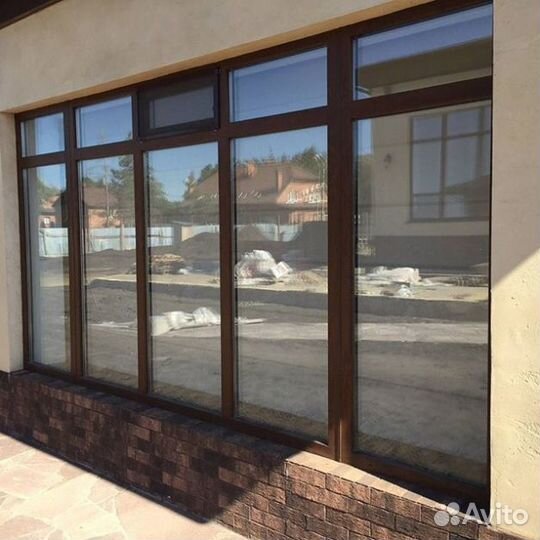 Пластиковые окна. остекление коттеджей