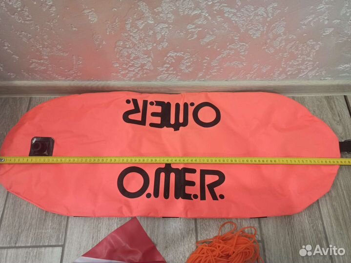 Сигнальный буй для подводной охоты omer в чехле