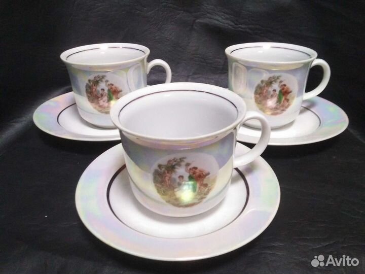 Чайная пара Мадонна, чашка блюдце