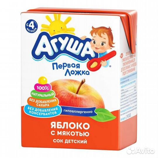 Фруктовый сок Агуша