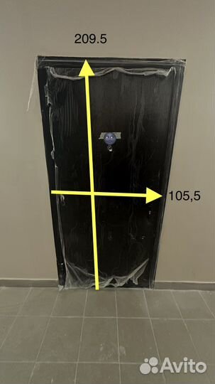 Дверь от застройщика