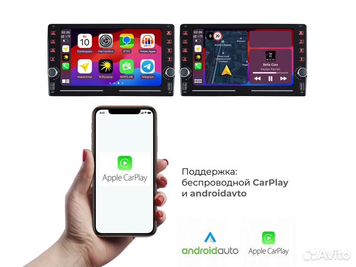 Topway ts10 SsangYong Action дорест LTE CarPlay 4