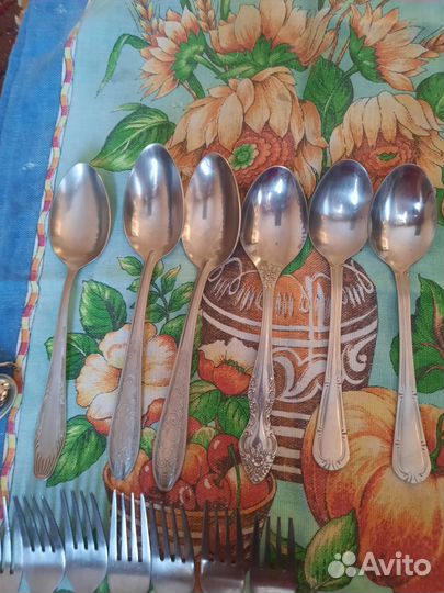 Ложки и вилки нержавейка