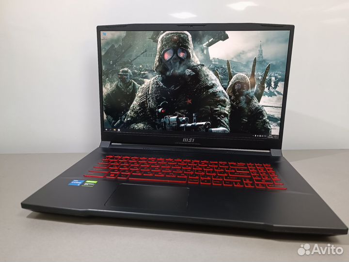 Игровой ноутбук MSI katana i5 11gen/8/GTX1650/SSD